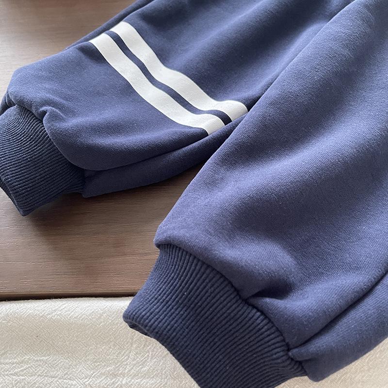 2025 Boys' Stylish Korean Polo Shirt & Pants Set: New Autumn Collection