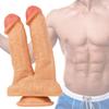 Giant Conjoined Double Dildo Smuxcra Dva Penisy Průnik Velký Double Balanopsis Soft Reality Hračka pro ženy s masturbací