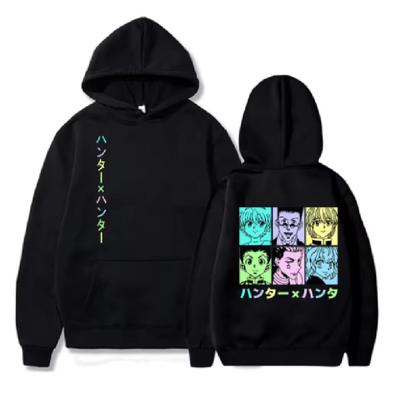 Anime Hunter X Hunter Hoodie Cool Pull Pickup GON FREECSS/Kilua Zoldyck Pattern Printed Sweatshirt Autumn Loose Long Sleeve Top