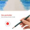 48Pcs Colored Pencils Water Soluble Oil Based Hex Vibrant Presharpened Sketch Pencils for Coloring S