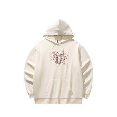 Loose Fit Hooded Fleece Warm Lifestyle Series Casual Fashion Sports Versatile Campus Commuter Sweatshirt Women Sweatshirt 962618708-1