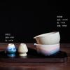 Japanese-Style Tea Ordering Bowl New Handmade Retro Threaded Matcha Bowl Ceramic Dry Brewing Bowl Song Dynasty Tea Ordering Tool Accessories None
