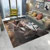 L-Lord of the Rings H-Hobbit HD Carpet Rug for Home Living Room Bedroom Sofa Doormat Decor,kid Play  Area Rug Non-slip Floor Mat