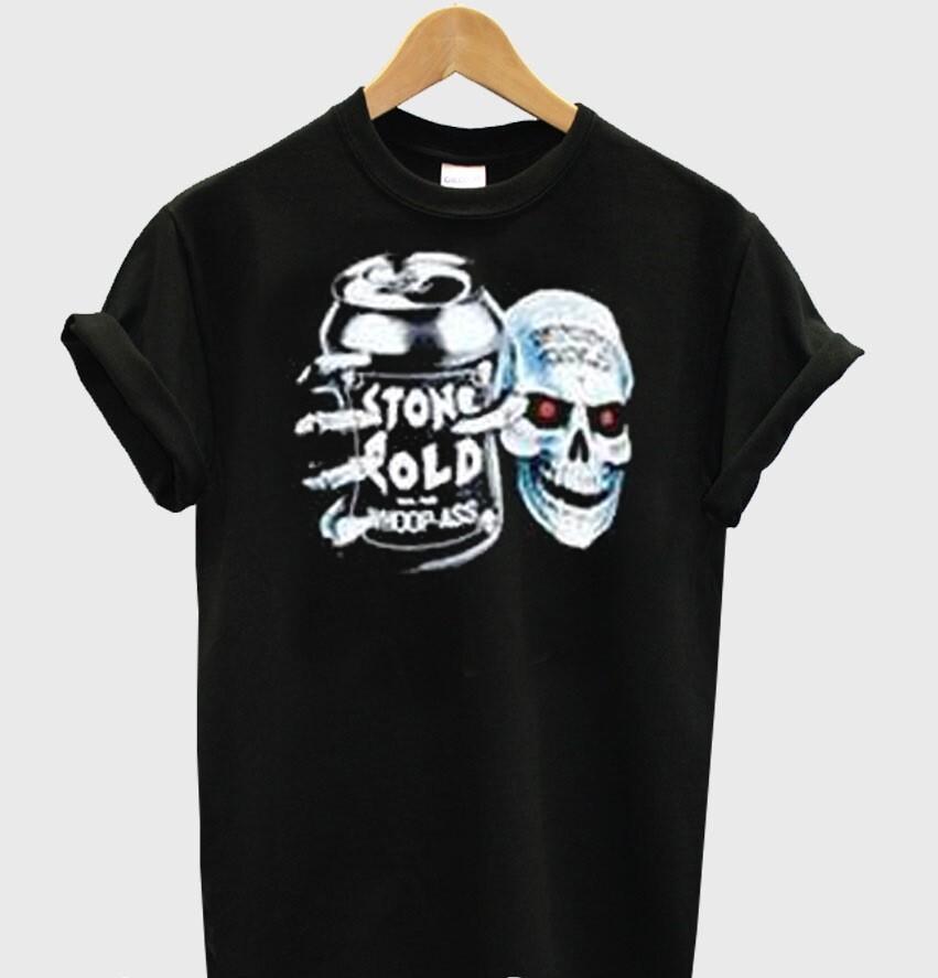 Stone cold Steve Austin T-shirt vintage beer can skull WWE wrestling WWF retro Unisex T-Shirt XXXL