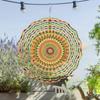 10 inch Hanging Wind Chimes with 360 Rotating Hook Chic Design for Balcony Courtyard Decoration Perfect Gift for Spring Summer