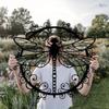 Metal Wall Art Dragonfly Garden Decoration for Yard Terrace Gift Nature Decor
