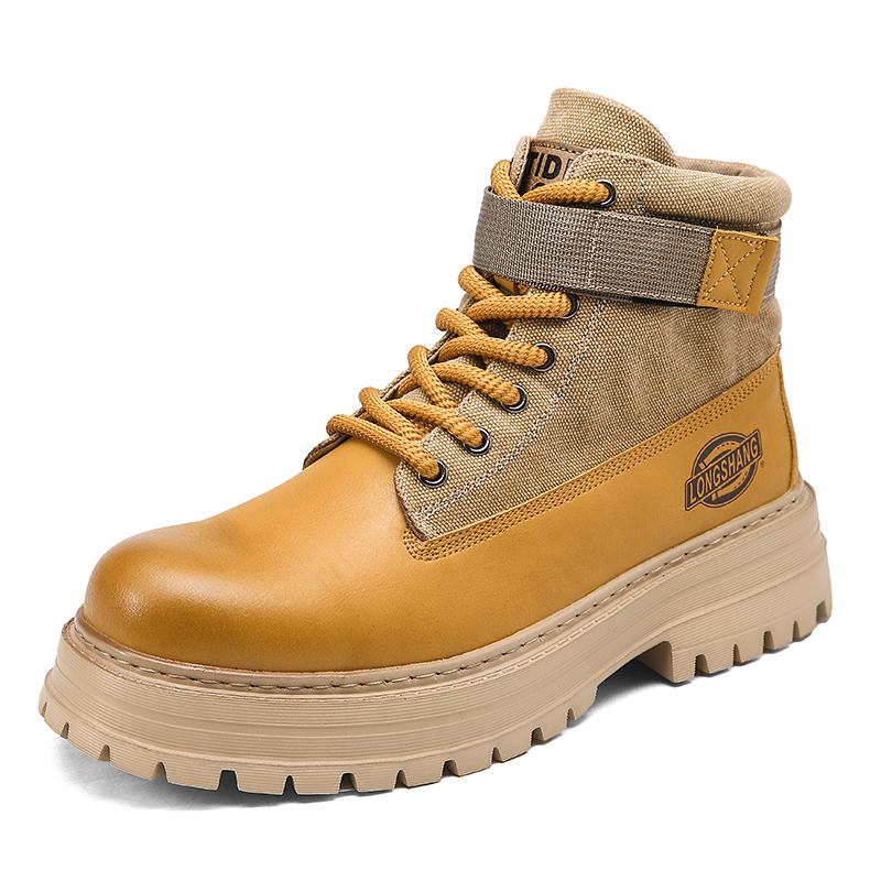 

Модные Новые Черные Ретро Челси Ботинки для Мужчин Деловые Ботильоны Мужские Ботинки лакированная Кожа Слипоны Круглый Носок Ручной Работы Короткие Ботинки 44 жёлтый