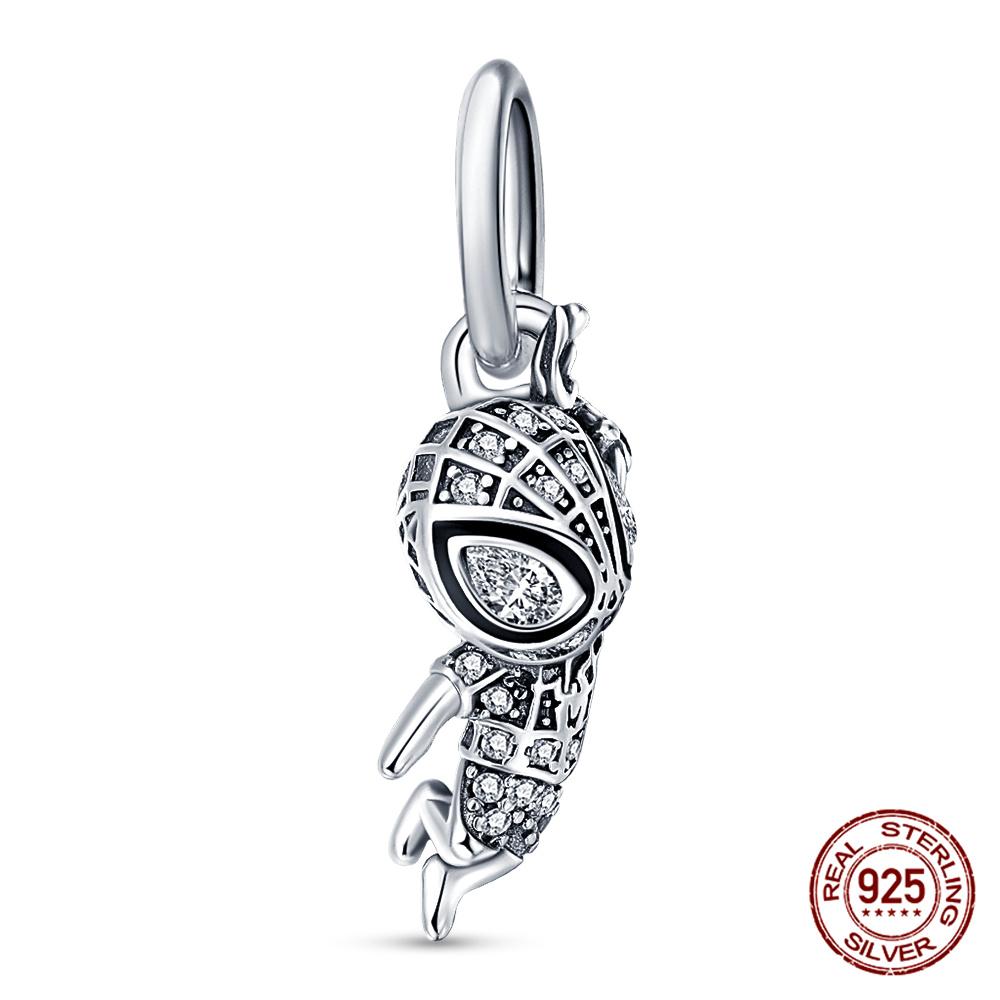 Tree Spirit Cheshire Cat Stitch Bead Giant Dumbo charms plata de ley 925 original Fit Bracelet DIY Jewelry Making Women's Gift