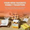 TALES 150 Conversation Cards, Family Edition, Perfect for Family Games for Adults, Teens, and Kids, Gifts, Holidays, and Gatherings