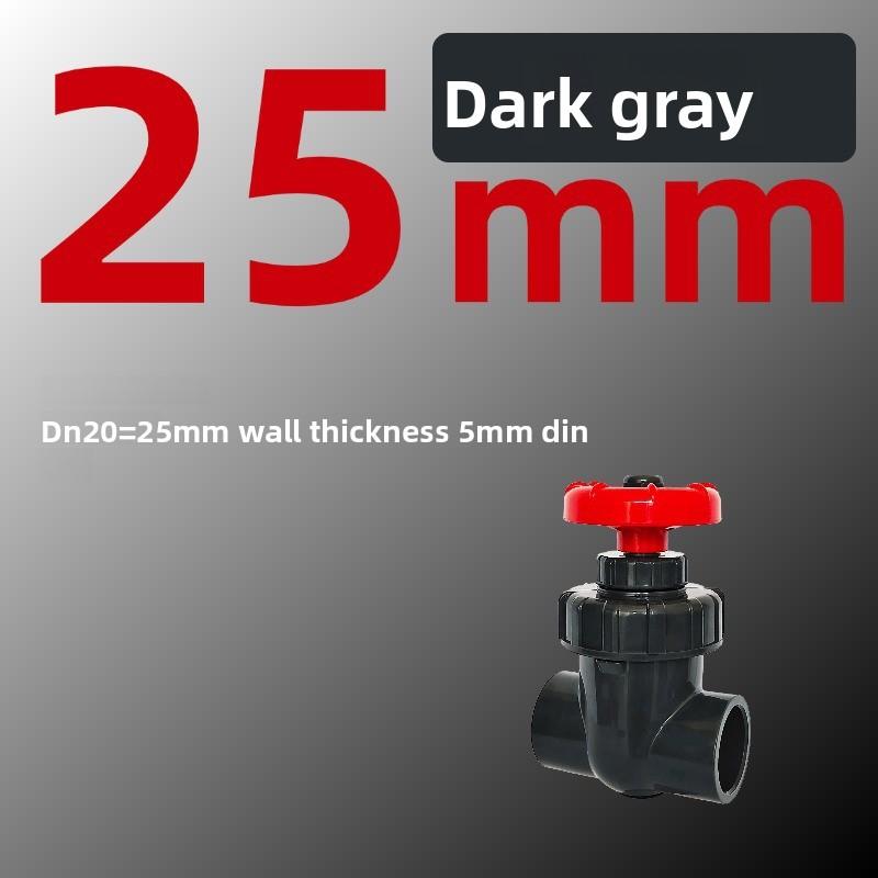 20/25/32/40/50/63mm Hi-quality UPVC Gate Valve Garden Irrigation Aquarium Accessories Precision Flow Control PVC Sluice Valve