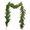 VEVOR Christmas Garland, 2750 Mm Realistic Norfolk Pine Garland, Evergreen Real Touch Artificial Faux Greenery Garlands