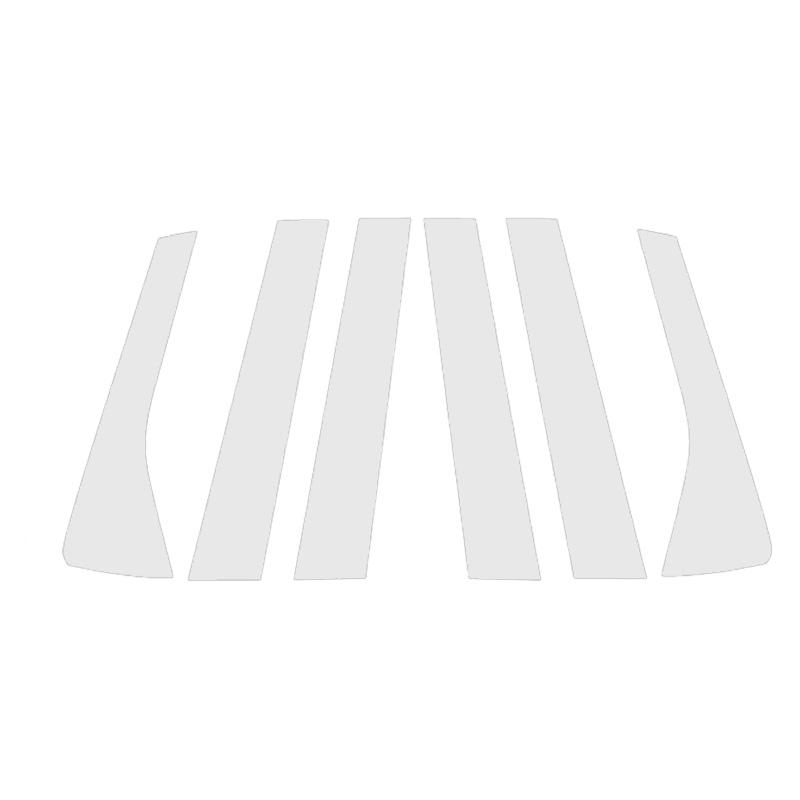 6pcs Car Pillar Posts Trim Stickers Auto Window Door Column Decor Styling Accessories Fit For Hyundai Palisade 2020-2024