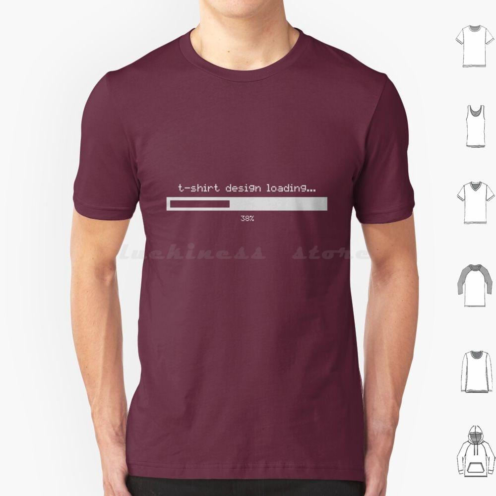 Loading Design T Shirt Men Women Kids 6xl Computer Retro Loading Load Percentage Tutorial Embroidery Design Machine Embroidery