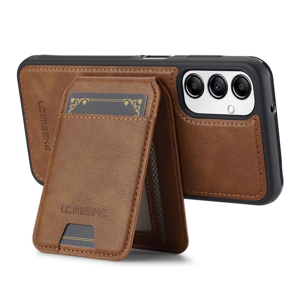 For Samsung Galaxy A34 5G Magnetic Case Detachable Card Holder Leather+TPU Mobile Cover
