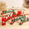 Weihnachtszug Frohe Weihnachten Dekorationen für Zuhause 2025 Weihnachtsschmuck Weihnachten Navidad Noel Geschenke Frohes Neues Jahr 2025