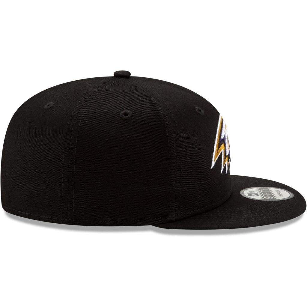 New Era Black Baltimore Ravens Basic 9FIFTY Adjustable Snapback Hat Men's