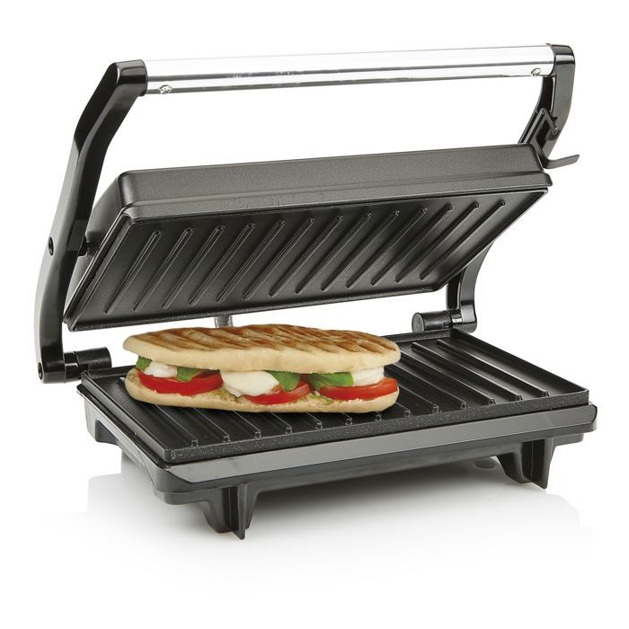 Grille-viande électrique Tristar GR-2650 - Surface de cuisson 22,5 x 14 cm - 700 W - Revêtement anti-adhérent