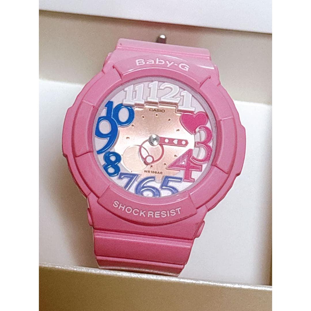 CASIO Baby-G BGA-131 Neon Dial Pink Heart (Battery Out)