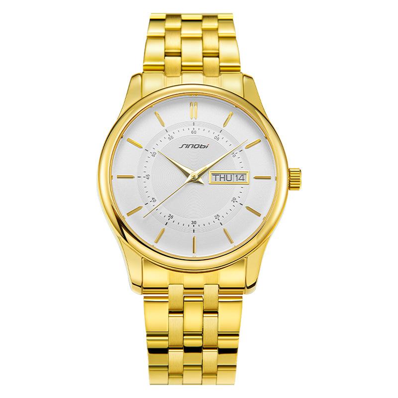 Watch Men'S Business Quartz Watch Couple Watch To Watch Steel Belt Waterproof Men'S Watch 9832