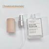 Retro Wooden Lid Perfume Decanter: Portable 10ml Glass Spray & 5ml Press-type Bottle Sample.