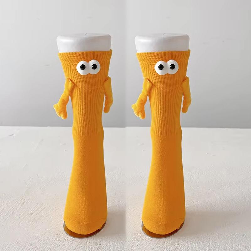 Magnetic Holding Hands Socks Novelty Funny Women Men Couple Socks Valentine's Gifts For Couples Anniversary Best Friends Teens