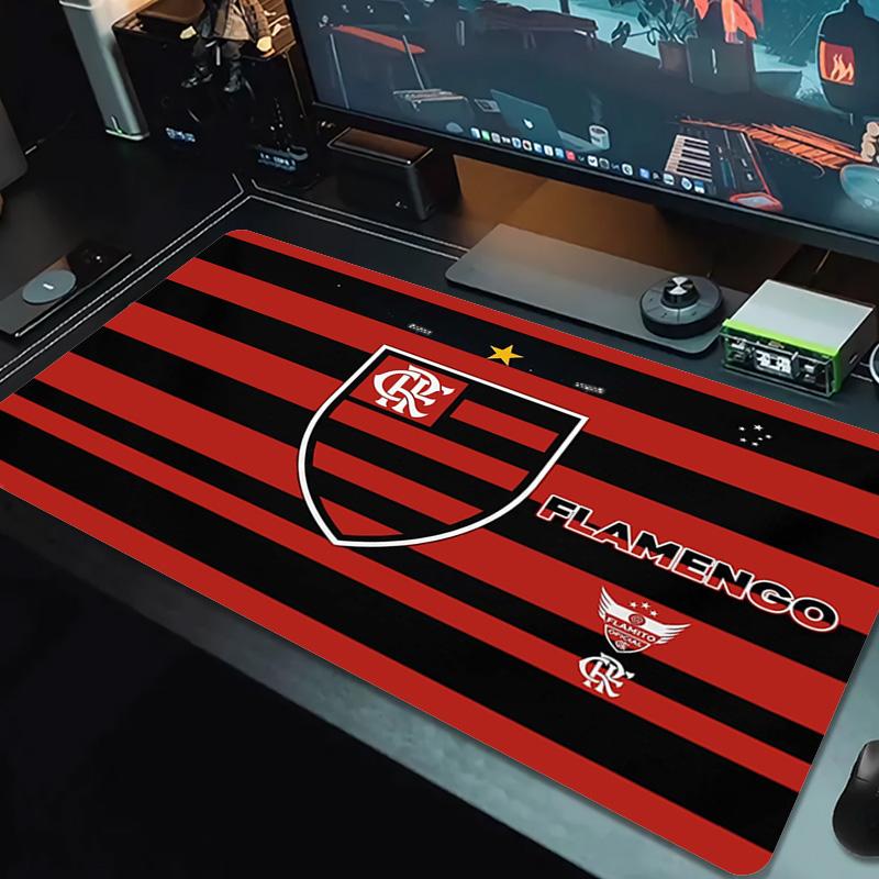 Flamengo logo Color Mouse Pad Large Gaming Table Cushion Non-slip Laptop Tablet Big Mousepad XXL Mat Mini PC Playmat With Lock edge