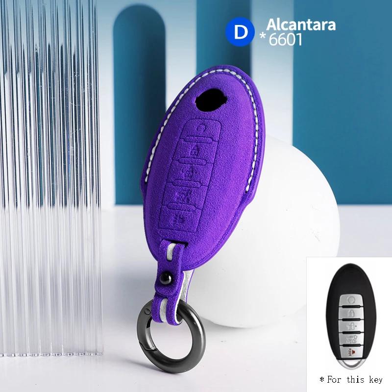 Interior Mouldings 5 Button Car Key Case Cover Shell For Nissan Patrol Y62 Altima Maxima Remote Keychain Accessories