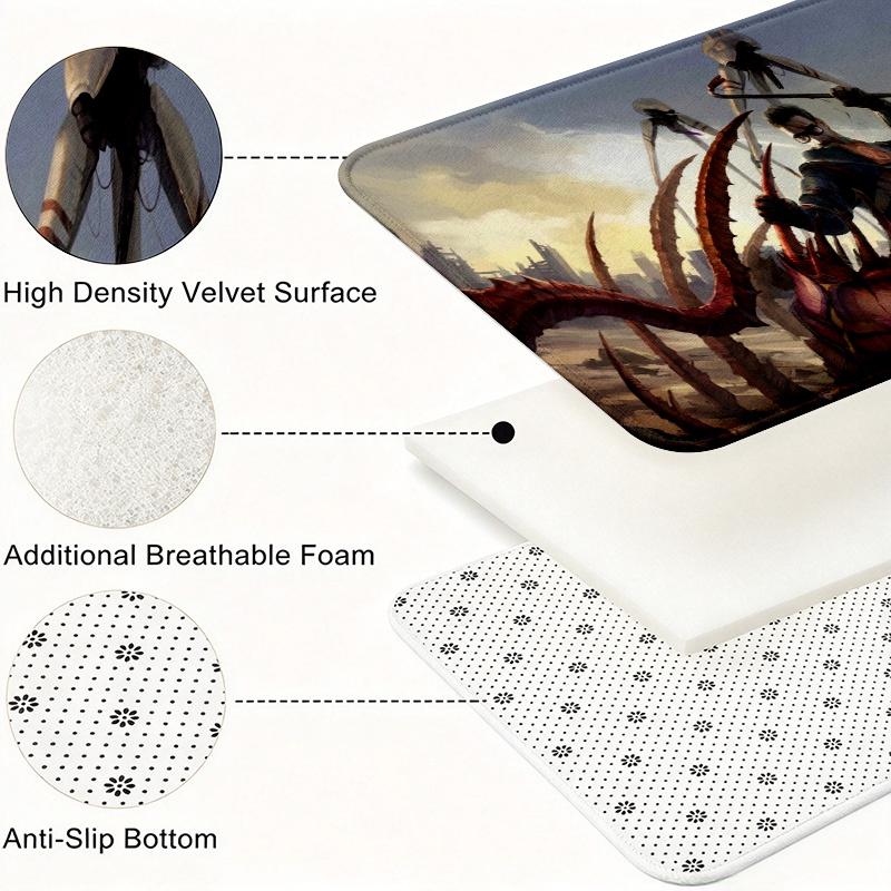 Halflife Flannel Kitchen Mat Christmas Soft Area Rug Non Slip Floor Carpet Home Decoration
