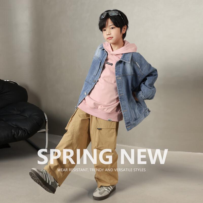 LUSON Boys' Denim Jacket