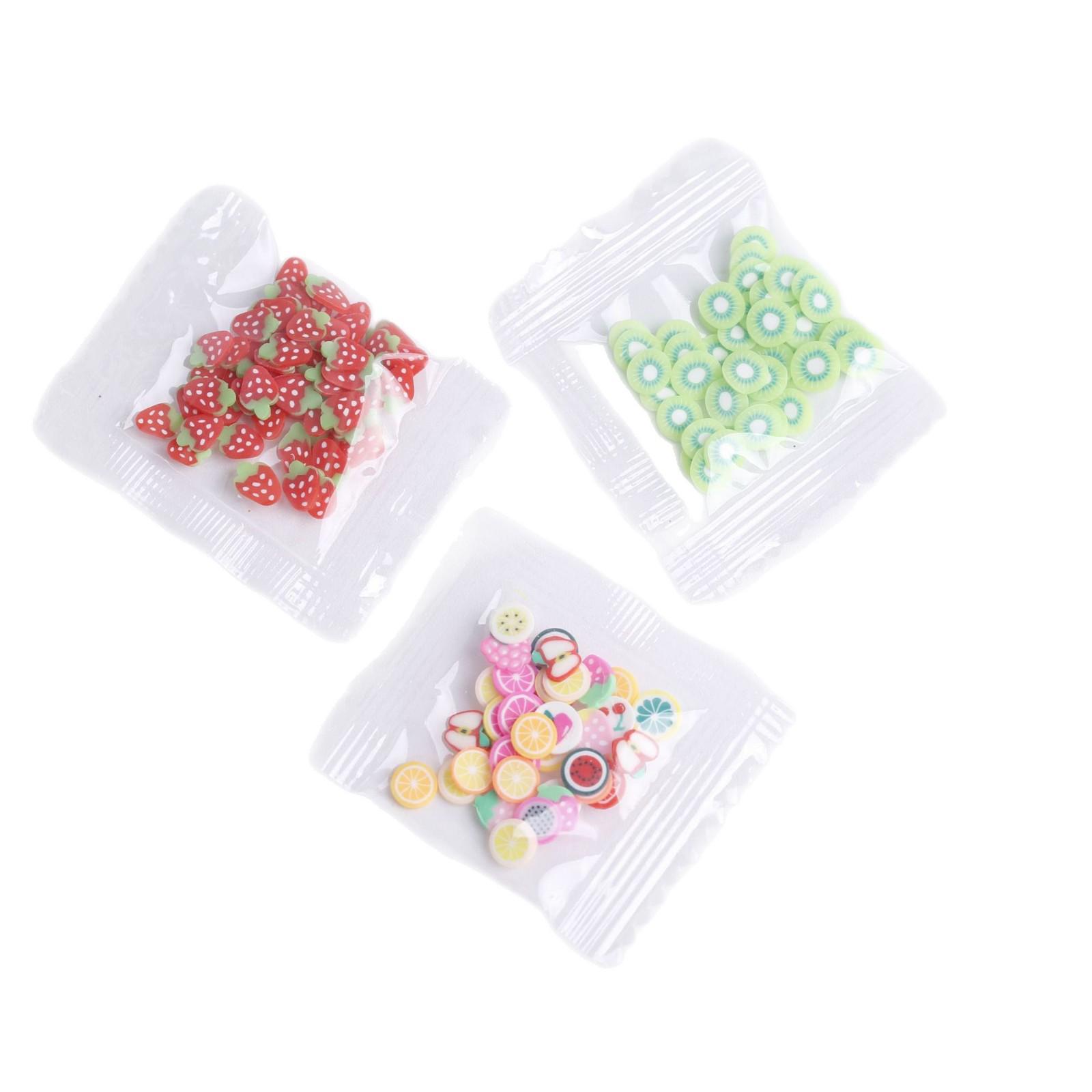 Фруктовые полимерные слайсы для нейл-арта и DIY-поделок (1g) 1g/pack