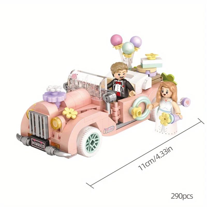 

Строительные блоки из мелких частиц, симпатичные маленькие строительные блоки для сборки машин, модель автомобиля, развивающие игрушки, подарок для мальчиков и девочек