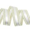 (25yards/roll) 25mm gold edge satin ribbon high quality gift packaging ribbon wedding gold ribbons