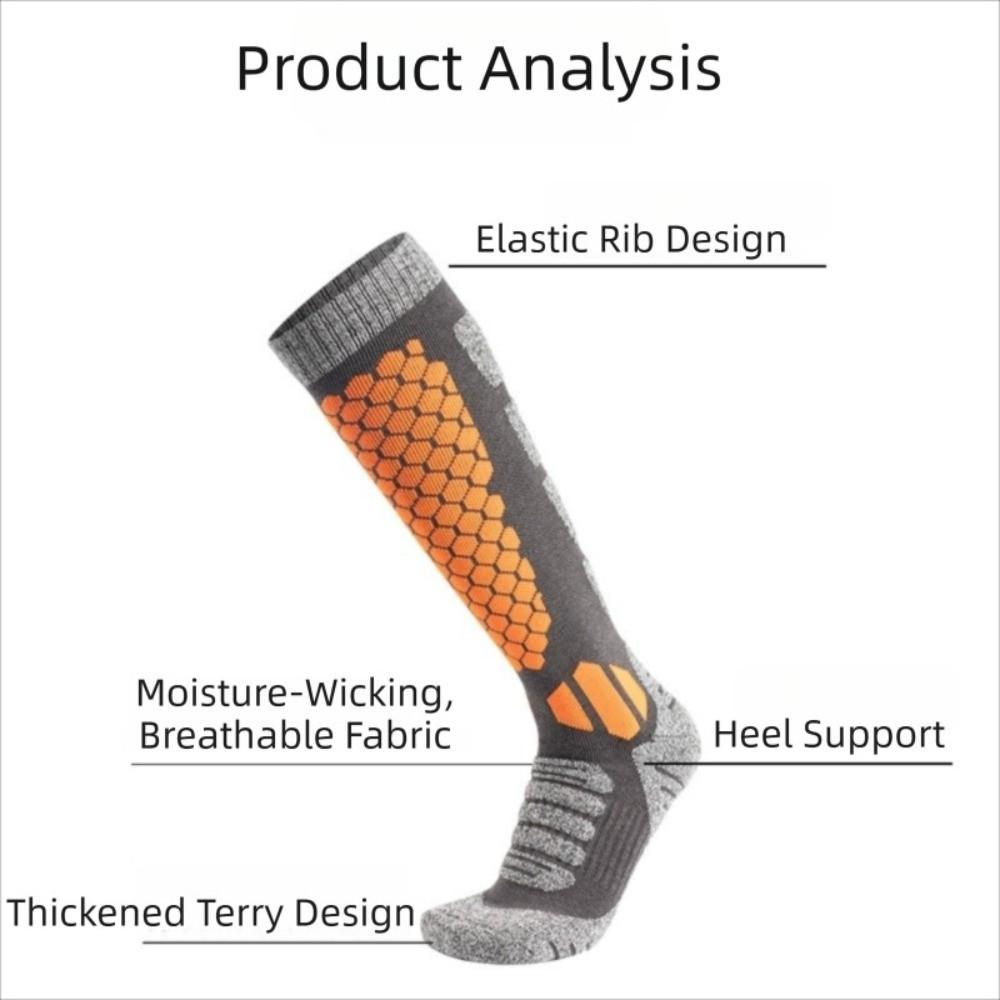 Thickned Outdoor Sports Socks Non-slip Stockings New Long Tube Socks  Hiking Ski Mountaineering