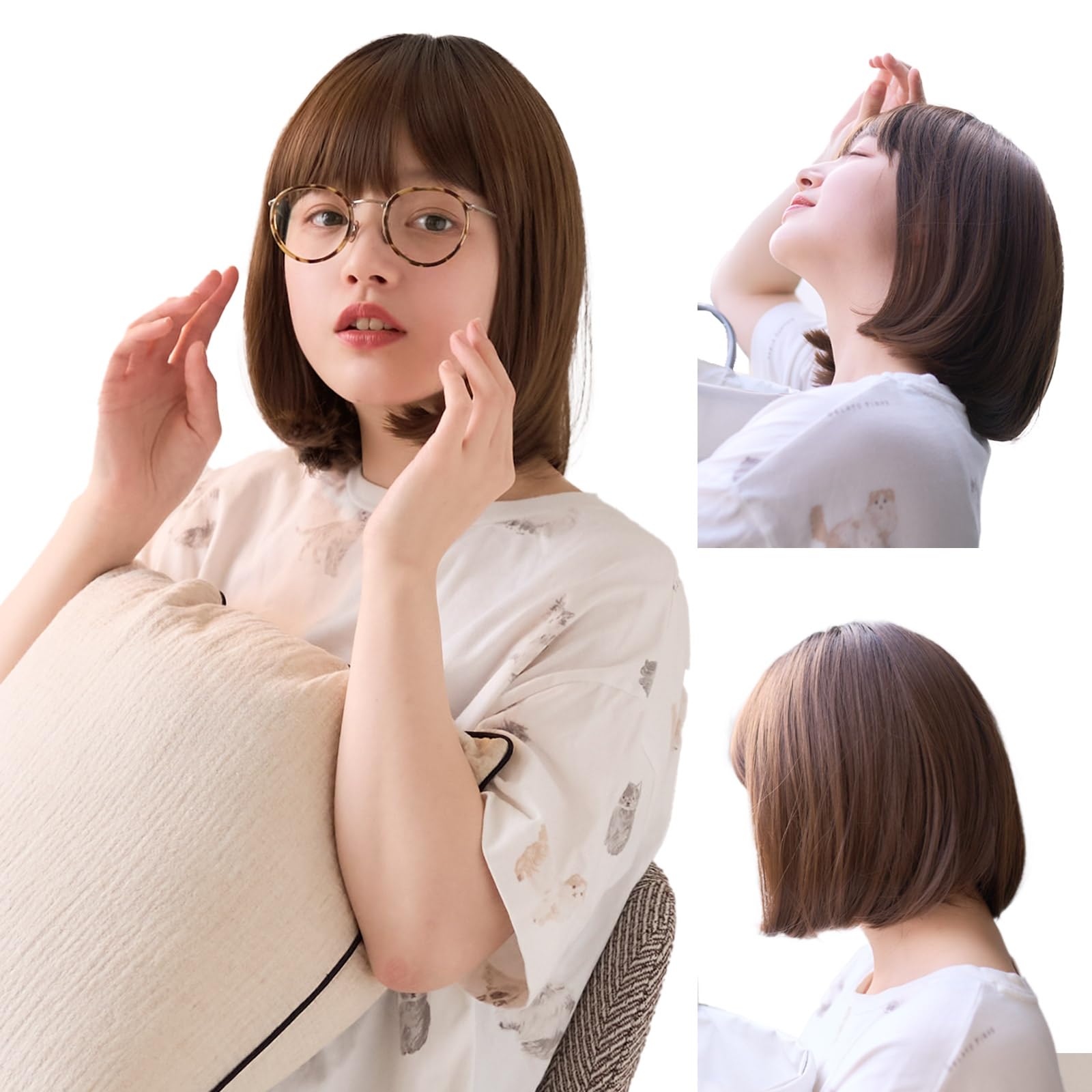 

Linea Storia Medical Relax Old Регулируемый Натуральный Легко Нагревать [Сертифицированный M.wig] Парик, Модель, Парик на 24 часа, Боб, Без стресса, Как шляпа, Размер, Завиток,