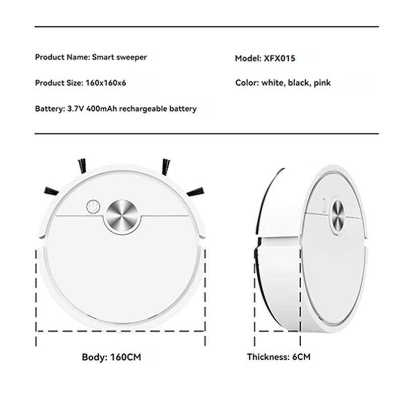 Smart Vacuum Cleaning Robot Mini Mopping Suction And Sweeping Integrated Fully Automatic Cleaning Sweeping Robot