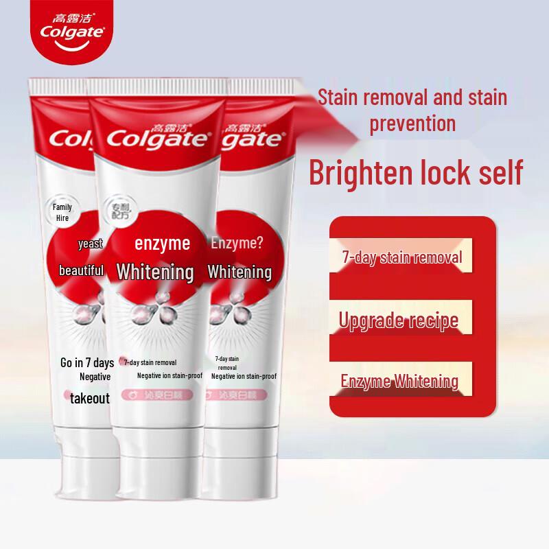 

Colgate Enzyme Whitening Toothpaste - Refreshing White Peach 3-Pack