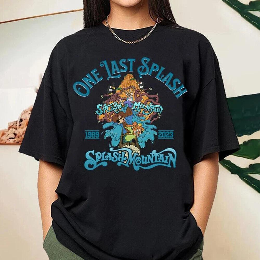 Splash Mountain, Mountain Shirt, Cartoon Shirt Gift For Men Woman, Short Sleeve M