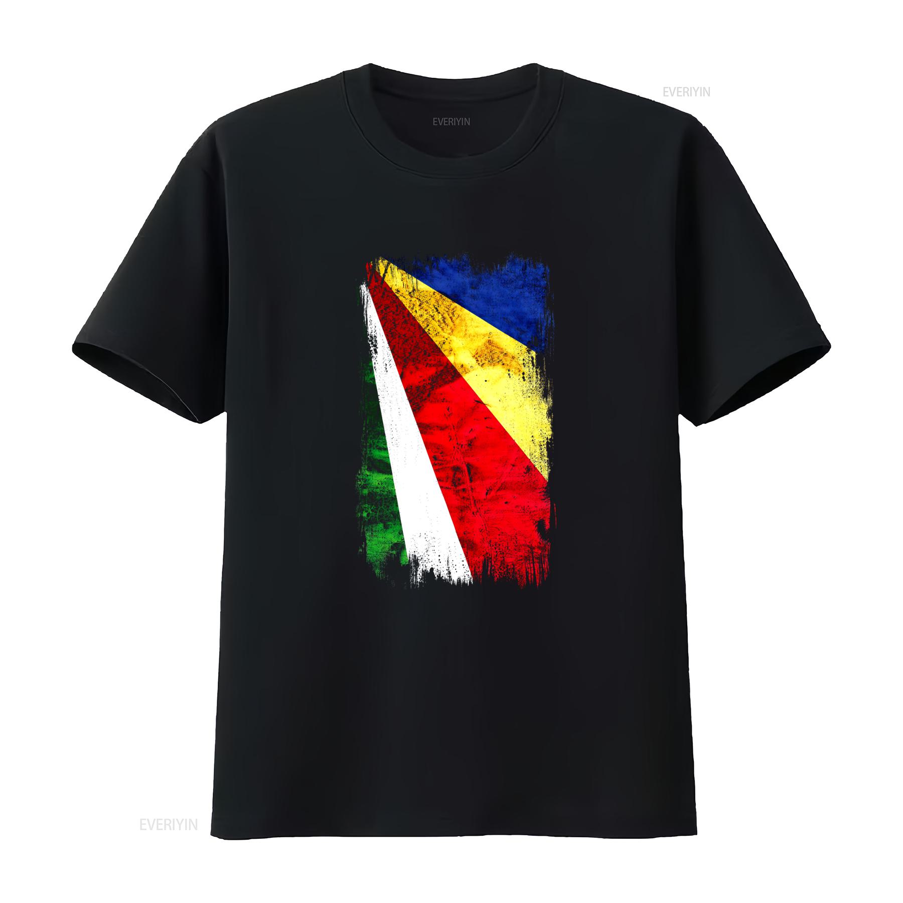 

SEYCHELLES GRUNGE FLAG MENS T SHIRT TEE TOP SESEL SEYCHELLOIS GIFT VIBRANT DISTRESSED DESIGN FOR PATRIOTIC STYLE vintage 4XL