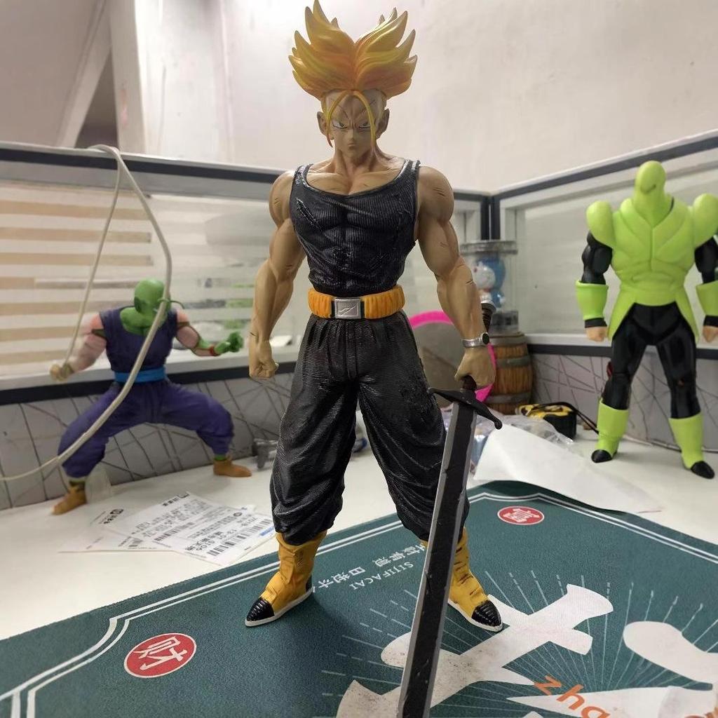 Dragon Ball, Saiyan, Trunks, Battle Suit, Two Scenes, Anime Figures, Ornaments