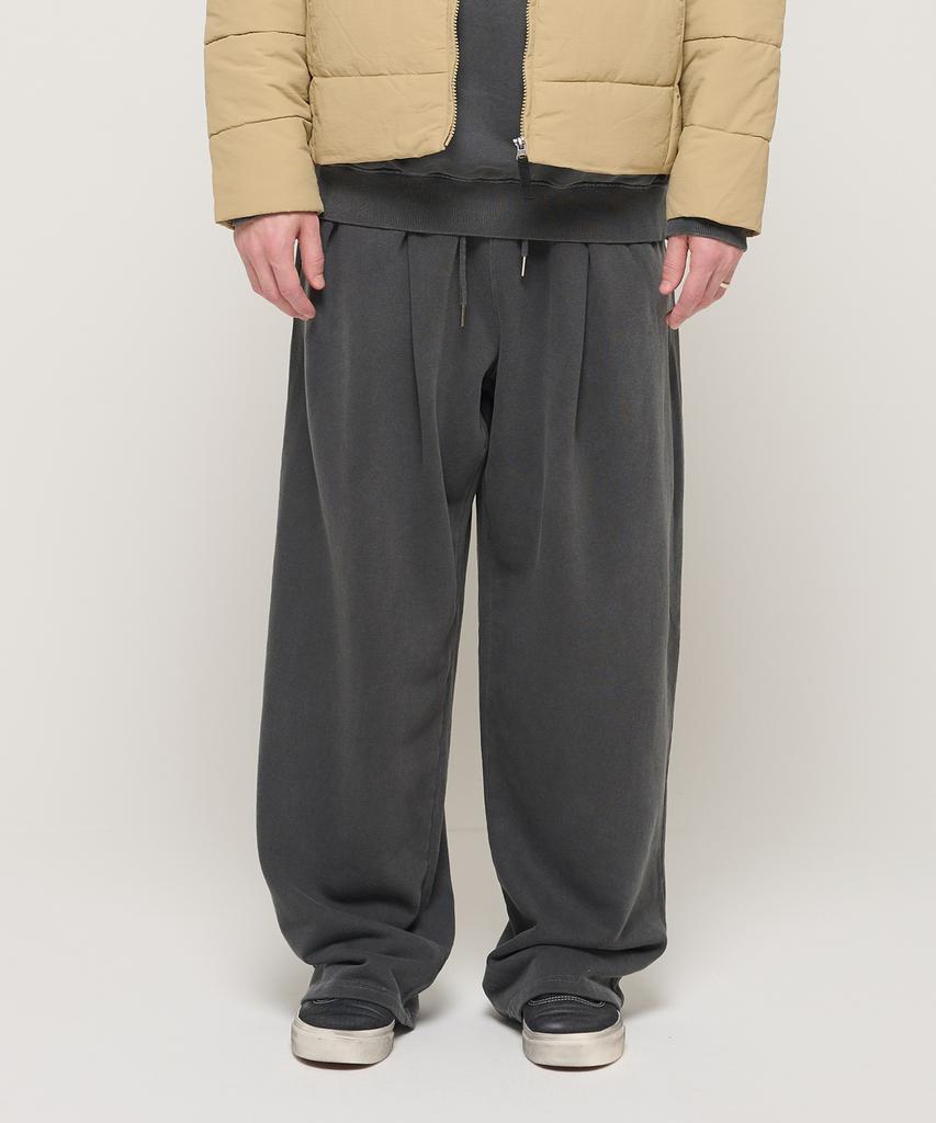 CARGOBROS In Pig Training Wide Straight Pants (Charcoal)