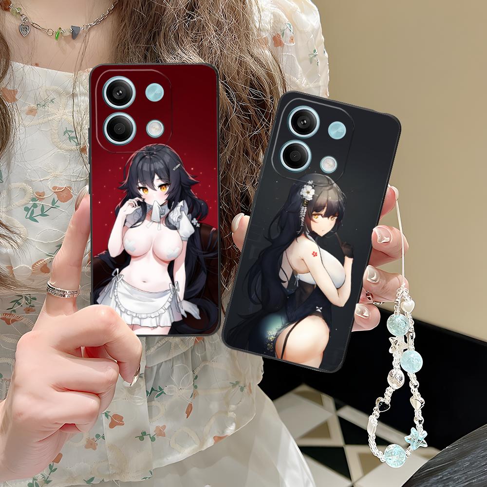 Azur Lane Azuma Mobile Phone Case for POCO F6 F5 F4 F3 F2 Pro GT C40 Colour Printing Protective Smartphone Pretty Cellphones