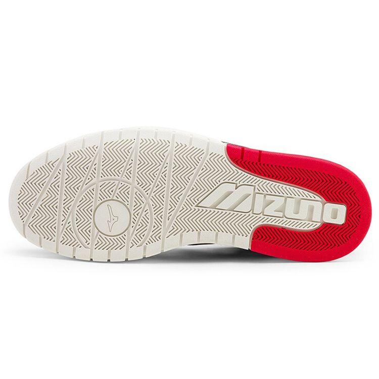 Mizuno Court Cl Mid Synthetic Leather Wrap Non-Slip Wear-Resistant Breathable High-Top Sneakers Unisex Sneakers White Red Blue D1GH212604