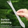 3-Prong Bonsai Rake Stainless Steel Root Rake with Spatula Soil Loosening Pressing Prying Tool for Bonsai Tree Potted Plants