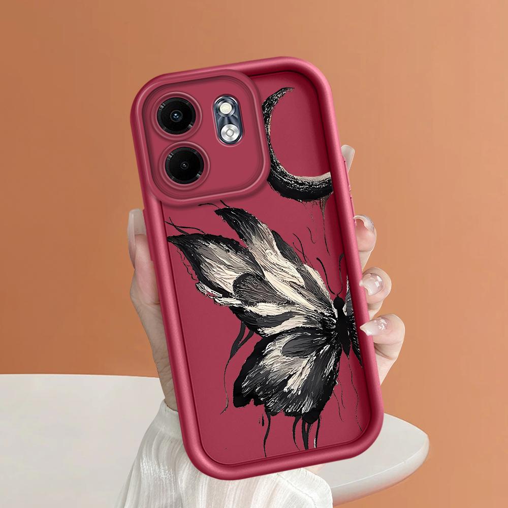 Weiche Silikon Handyhülle Vollabdeckung Kamera Stoßfeste Schutzhülle für Huawei Honor Infinix Tecno iPhone Motorola Google