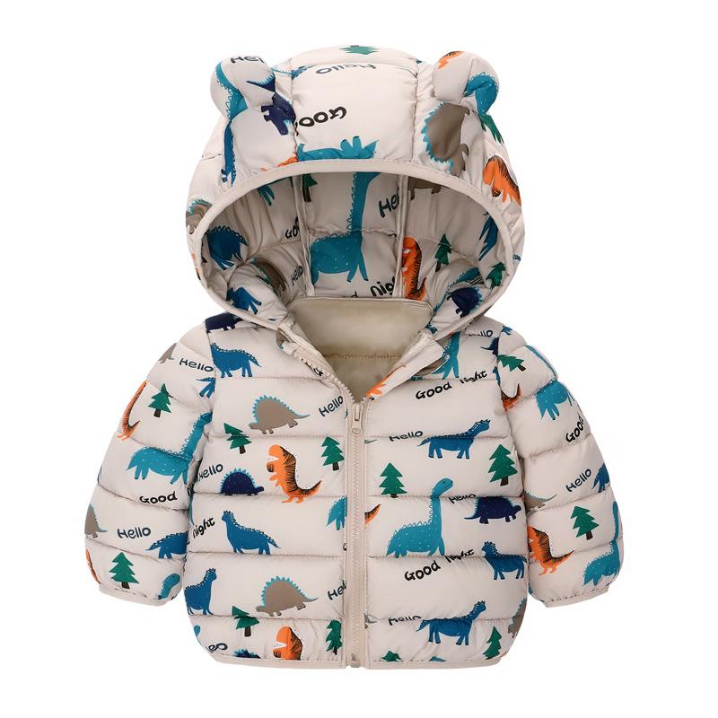 Baby Cotton Jacket Autumn Winter Infant Cotton Jacket Cartoon Ear Style Top Cotton Coat Cotton Padded Jacket Cotton Clothing