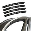 4pcs Car Styling Wheel Aluminum Sticker Auto Stickers for Alfa Romeo Giulia Stelvio Brera 147 156 159 166 Giulietta Mito Tonale