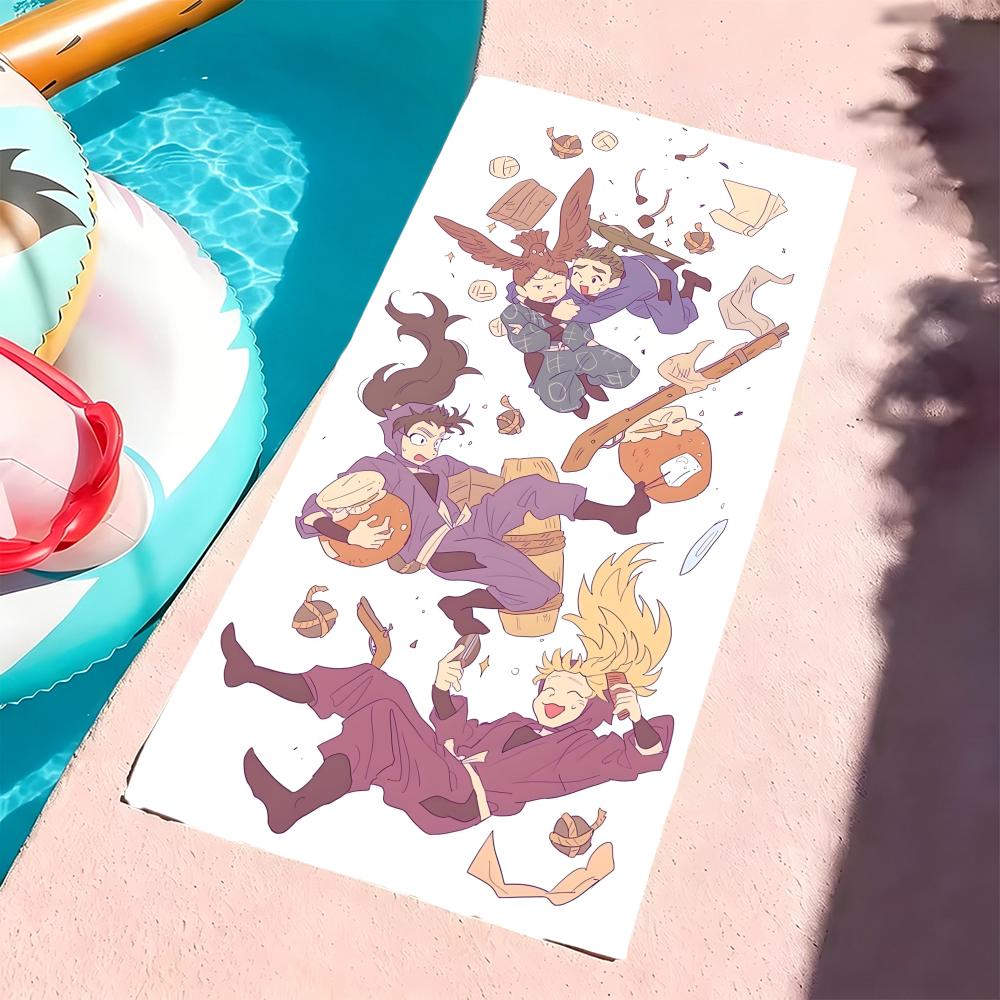 N-Nintama Rantaro-S Towel Microfiber Beach Towel, Quick-Dry, Sand-Free, Ultra-Fine Fiber, Super Soft.
