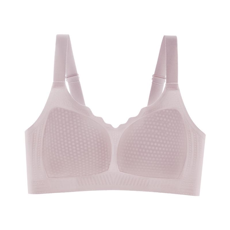 3D Honeycomb Women's Wireless Bra: Slimming, Breathable, Anti-Sagging, Seamless Design for Large Busts