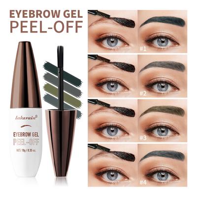 Reiß- und Färbe-Augenbrauencreme erzeugt wilde, natürliche und dicke Augenbrauen, die nicht zum Ausbleichen der Farbe neigen. Augen-Make-up