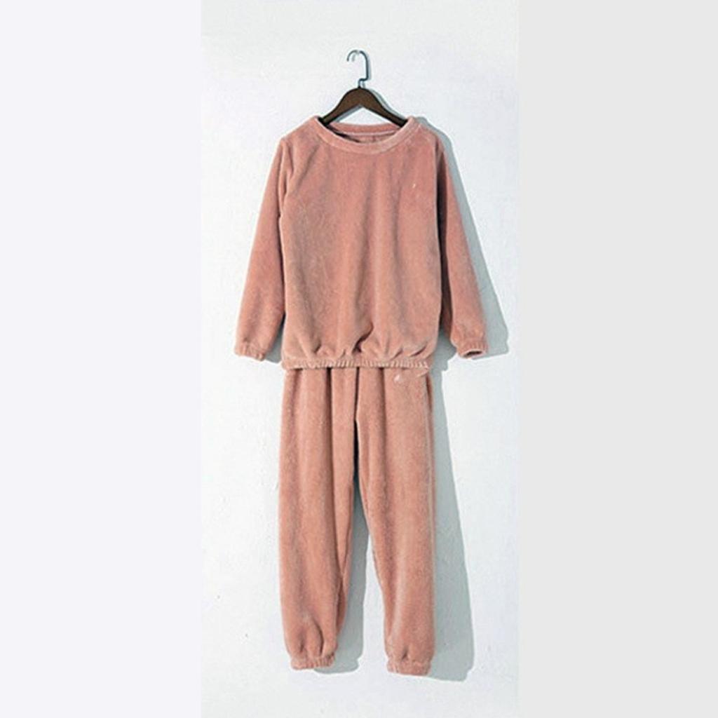 Autumn and Winter Coral Fleece Pajamas for Women, Thick and Warm Flannel Long Home Wear, Fashionable Plus Size Cardigan Set